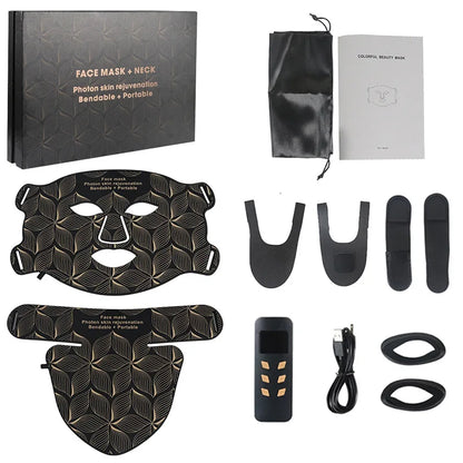 AvelineCare Pro LED-Maske 8-i-1 – Avanceret Lysterapi