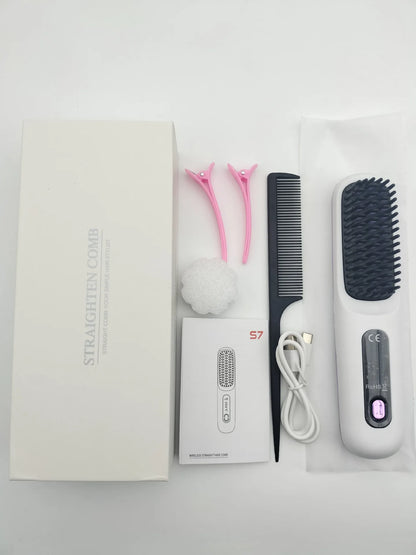 VelvetVolume™ Cordless Heated Brush for Volume and Shine