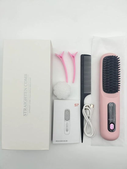VelvetVolume™ Cordless Heated Brush for Volume and Shine