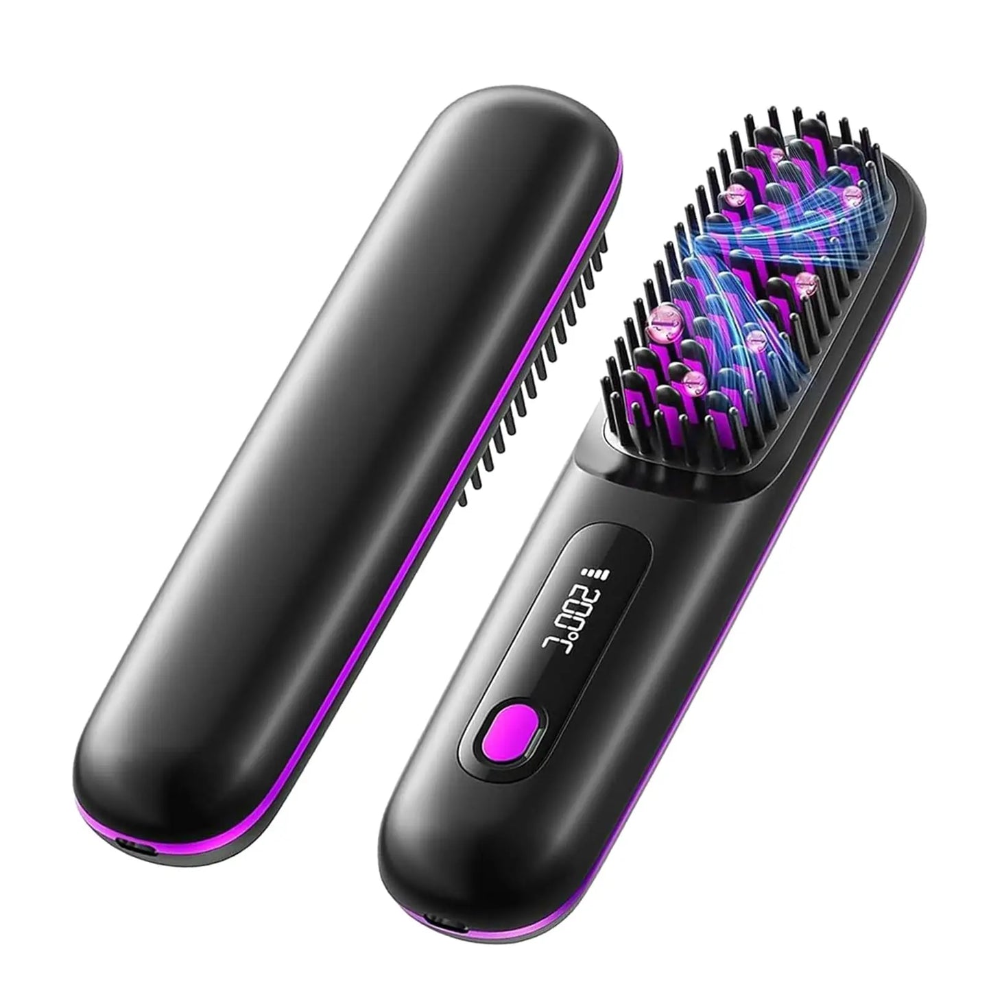VelvetVolume™ Cordless Heated Brush for Volume and Shine